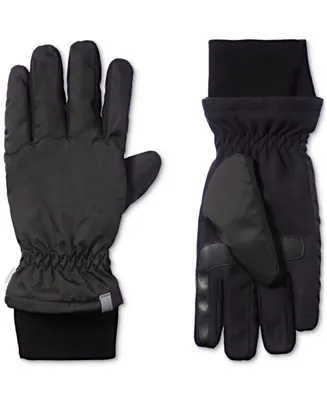 Isotoner Signature Men's Touchscreen Water Repellant Ripstop Gloves