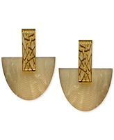 Swanky Designs Zahara Geo Curve Drop Earrings