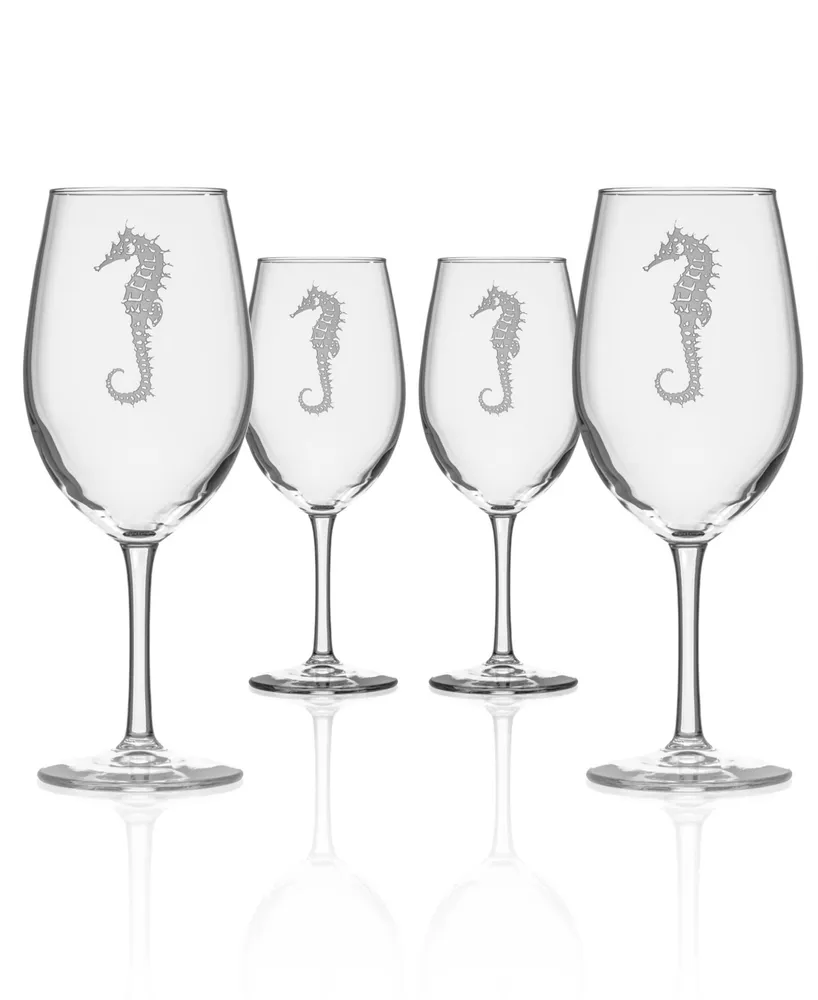 Rolf Glass Seahorse All Purpose Wine Glass 18Oz