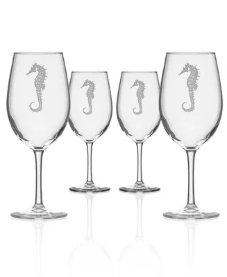 Rolf Glass Seahorse All Purpose Wine Glass 18Oz