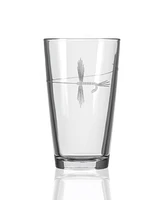 Rolf Glass Fly Fishing Pint Glass 16oz