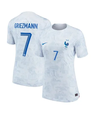 Women's Nike Antoine Griezmann White France National Team 2022/23 Away Breathe Stadium Replica Jersey