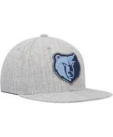 Men's Mitchell & Ness Heather Gray Memphis Grizzlies Hardwood Classics 2.0 Snapback Hat