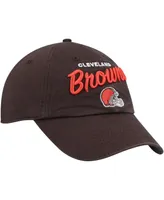 Women's '47 Brand Brown Cleveland Browns Phoebe Clean Up Adjustable Hat