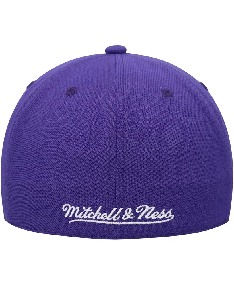 Men's Mitchell & Ness Purple Phoenix Suns Hardwood Classics Mvp Team Ground 2.0 Fitted Hat