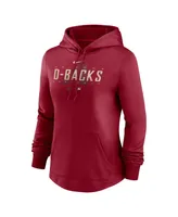 Women's Nike Red Arizona Diamondbacks Authentic Collection Pregame Performance Pullover Hoodie