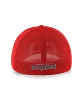 Men's '47 Brand Red Tampa Bay Buccaneers Pixelation Trophy Flex Hat