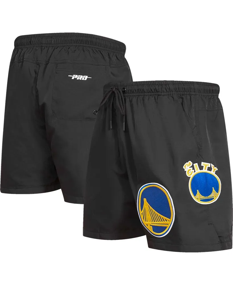 Men's Pro Standard Black Golden State Warriors Classics Woven Shorts