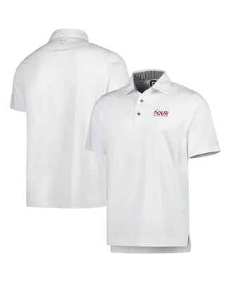 Men's FootJoy White Tour Championship ProDry Polo Shirt