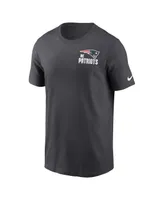 Men's Nike Anthracite New England Patriots Blitz Essential T-shirt