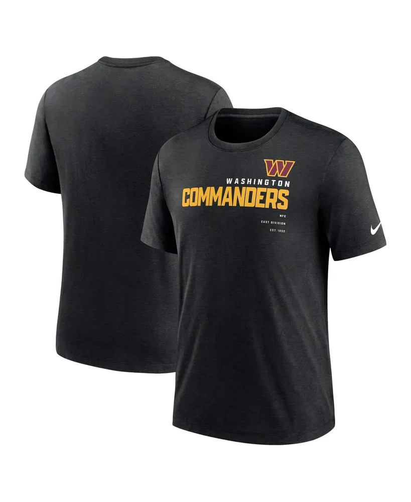 Nike Men's Black Washington Commanders RFLCTV Name And Logo T-shirt - Macy's