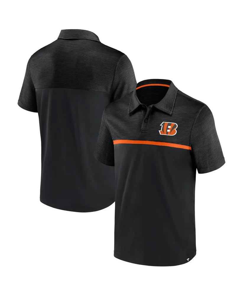 Men's Fanatics Black Cincinnati Bengals Primary Polo Shirt