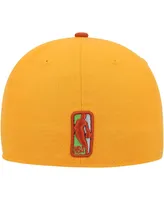 Men's New Era Gold, Rust York Knicks 59FIFTY Fitted Hat