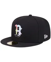 Men's New Era Black Boston Red Sox Multi-Color Pack 59FIFTY Fitted Hat