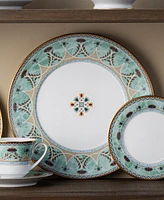 Noritake Serene Garden 4 Piece Dinner Plates Set, 10.5", Service for 4