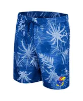 Men's Colosseum Royal Kansas Jayhawks What Else is New Swim Shorts