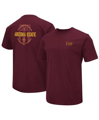 Men's Colosseum Maroon Arizona State Sun Devils Oht Military-Inspired Appreciation T-shirt