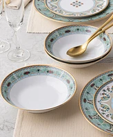 Noritake Serene Garden 4 Piece Soup Bowls Set, 7", 20 oz, Service for 4