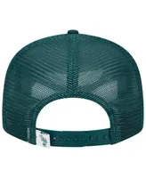 Men's New Era Green Oakland Athletics Cooperstown Collection Team Color Trucker 9FIFTY Snapback Hat