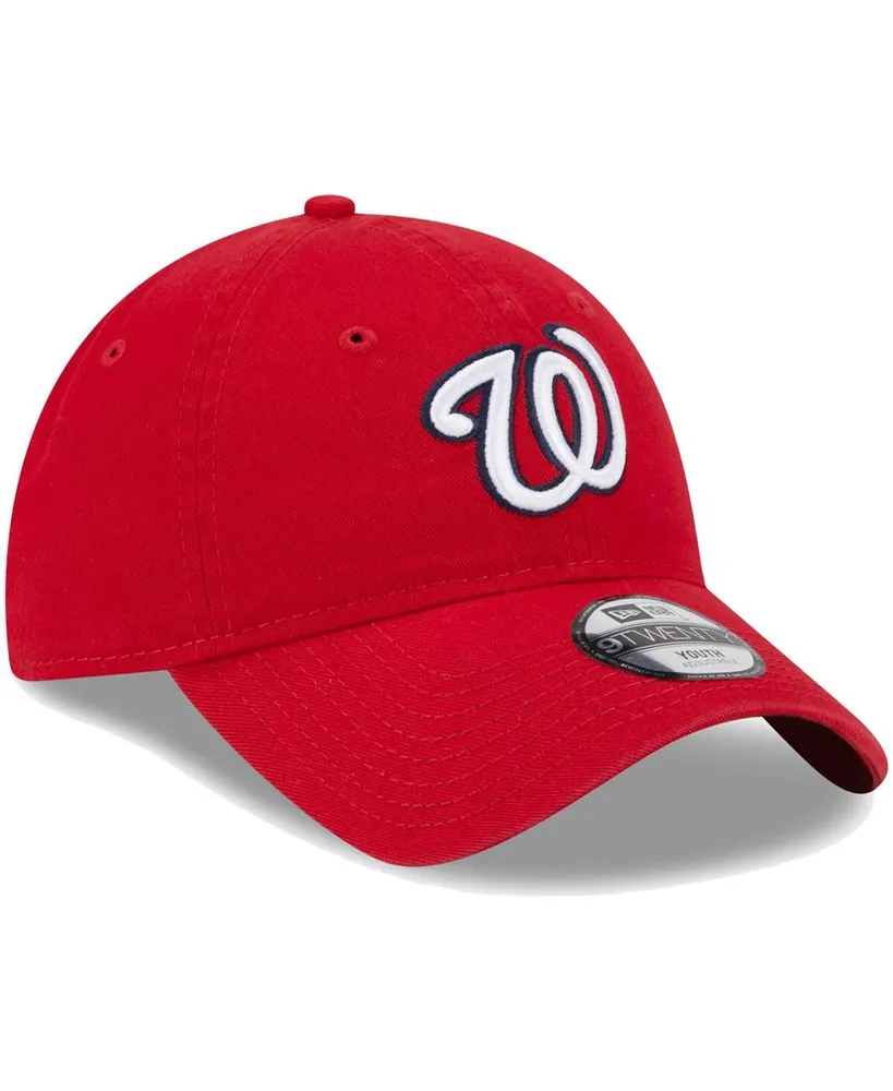 Little Boys and Girls New Era Red Washington Nationals Team 9TWENTY Adjustable Hat