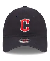 Little Boys and Girls New Era Navy Cleveland Guardians Team 9TWENTY Adjustable Hat