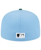 Men's New Era Sky Blue, Cilantro Florida Marlins 2003 World Series Cooperstown Collection 59FIFTY Fitted Hat