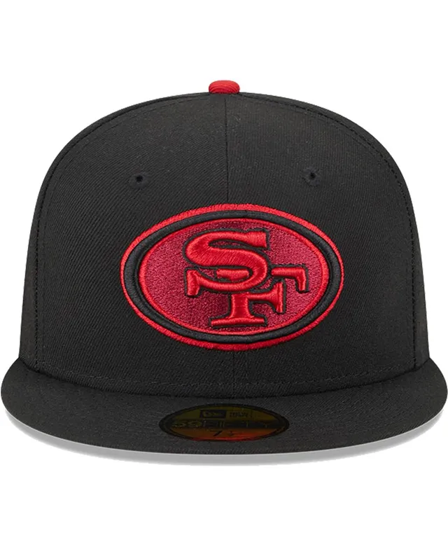 San Francisco 49ers New Era Crown 5x Super Bowl Champions 59FIFTY Fitted  Hat - Black