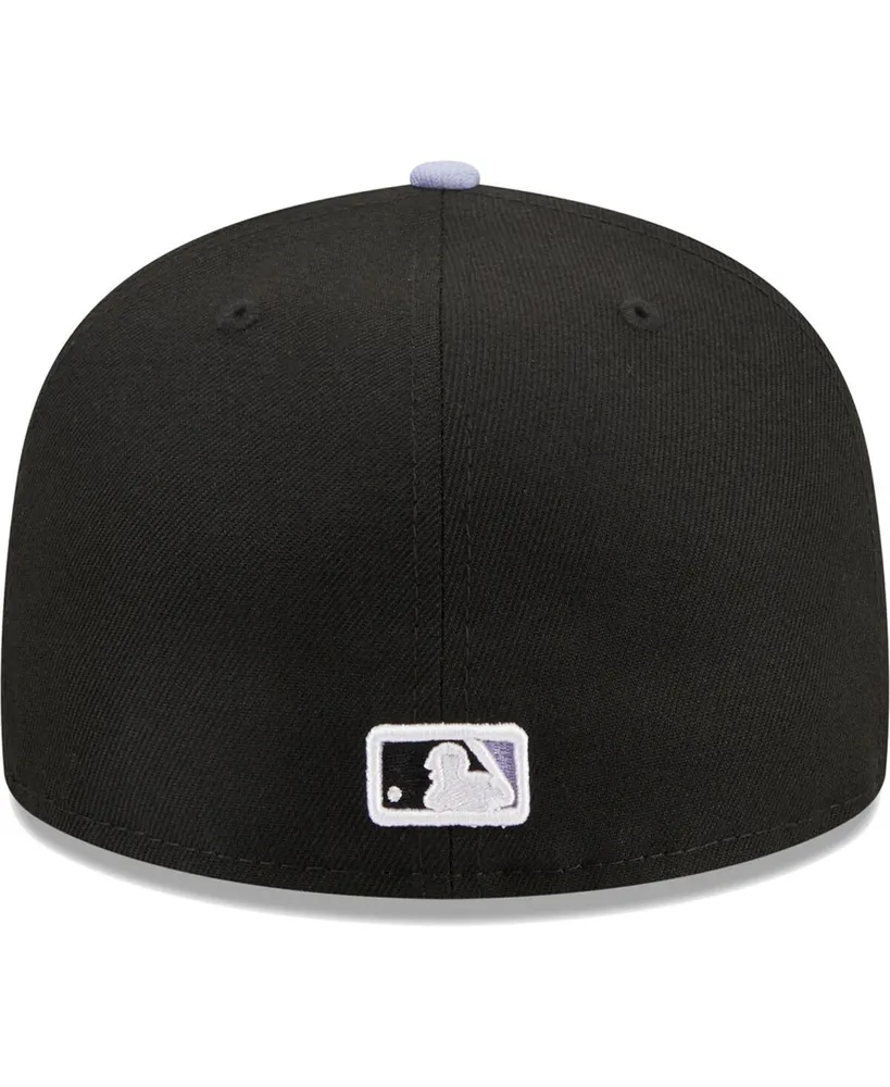 Men's New Era Black Chicago White Sox Side Patch 59FIFTY Fitted Hat