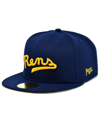 Men's Physical Culture Navy New York Rens Black Fives Fitted Hat