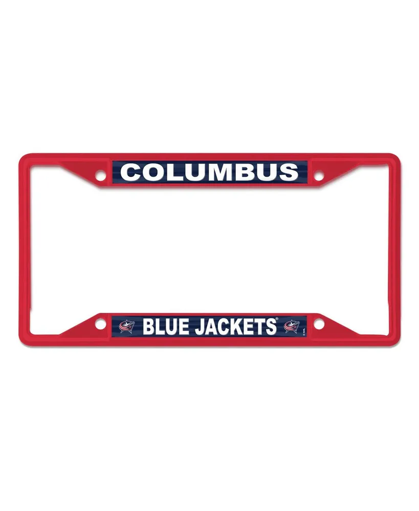 Wincraft Columbus Blue Jackets Chrome Colored License Plate Frame