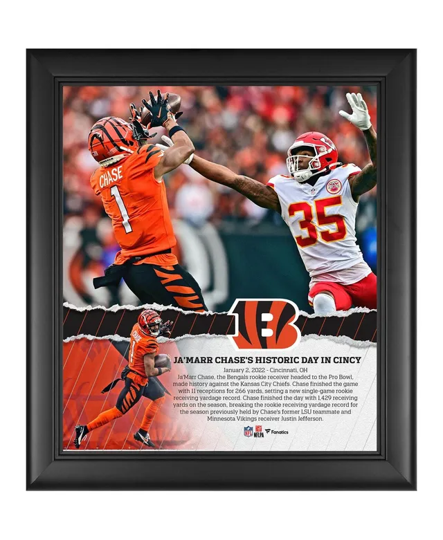 Lids Joe Burrow Cincinnati Bengals Fanatics Authentic 16 x 20 Photo Print  - Designed by Artist Brian Konnick