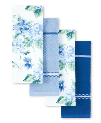 Martha Stewart Amber Floral Kitchen Towel Set 4-Pack