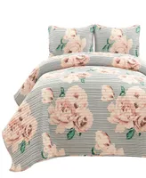 Liz Claiborne Marina 3-pc. Floral Reversible Comforter Set