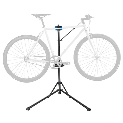 The Bicycle Repair Stand by Rad Cycle holds up to 66-pounds effortlessly in heavy-duty clamps that are engineered not to harm your bike's finish.