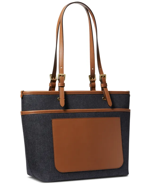 COACH Laptop Tote in Crossgrain Leather - Macy's