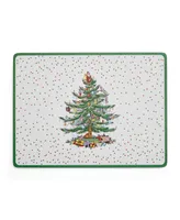 Spode Christmas Tree Polka Dot Large Placemats, Set of 4