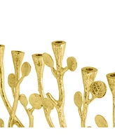 Michael Aram Botanical Leaf Gold-Tone Menorah