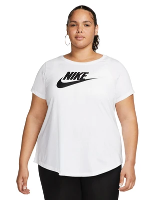 Nike Plus Active Sportswear Essentials Short-Sleeve Logo T-Shirt