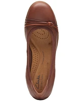 Clarks Women's Meadow Rae Knot-Trim Comfort Flats