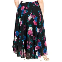 City Chic Women's Michaela Print Skirt