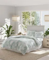 Tommy Bahama Home Canyon Palms Cotton Reversible 3 Piece Duvet Cover Set