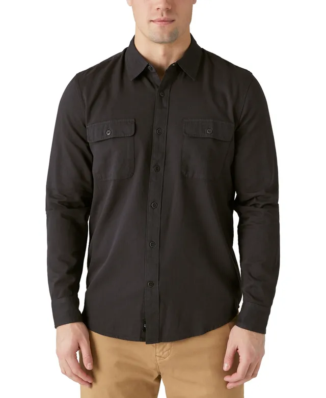 Lucky Brand Men's Lived-in Long Sleeve Workwear Shirt