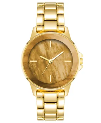 Anne Klein Women's Quartz Gold-Tone Alloy Bracelet Watch, 30mm