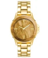 Anne Klein Women's Quartz Gold-Tone Alloy Bracelet Watch, 30mm