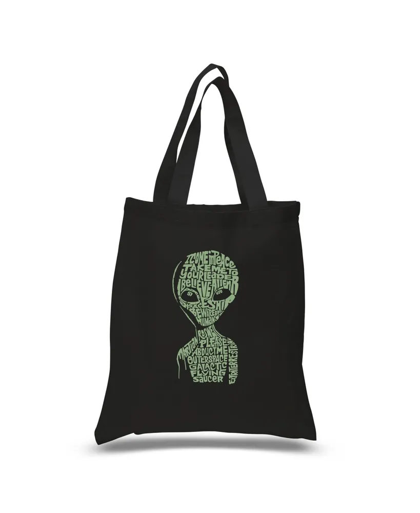 Alien - Small Word Art Tote Bag