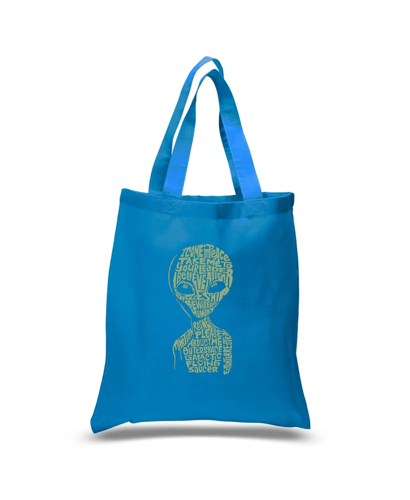 Alien - Small Word Art Tote Bag