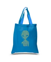 Alien - Small Word Art Tote Bag