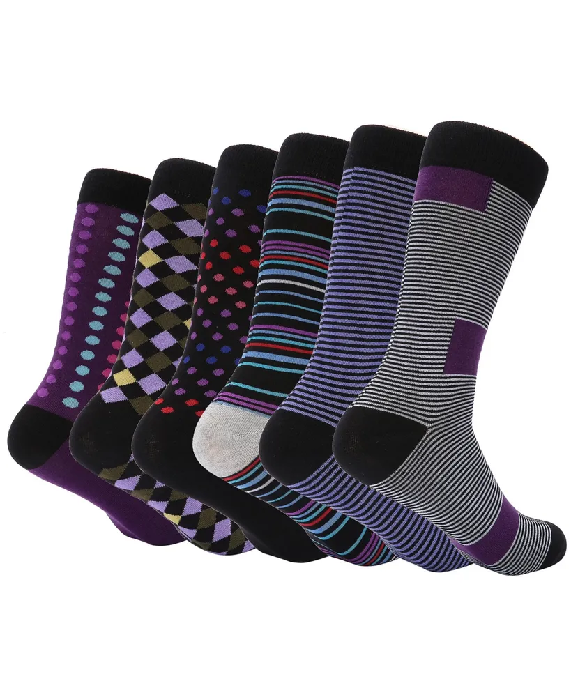 Men's Kaleidoscopic Funky Dress Socks
