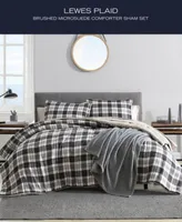 Closeout Nautica Lewes Micro Suede Sherpa Reverse Comforter Sets