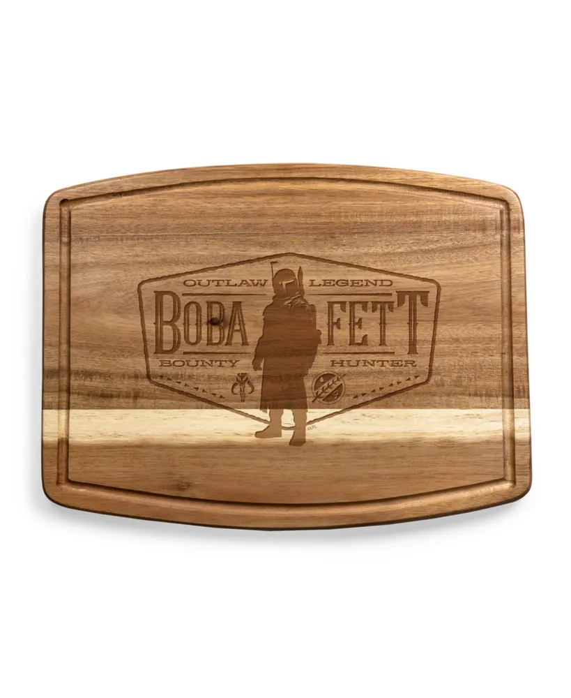 Star Wars Boba Fett Ovale Acacia Cutting Board